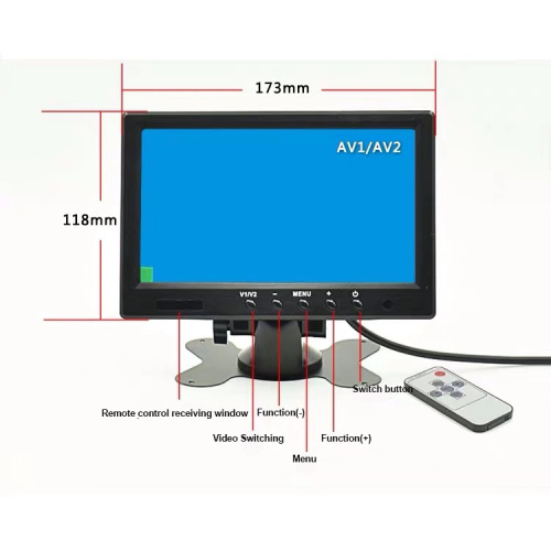 7 Inch Screen Rear View Monitor for Car/Bus