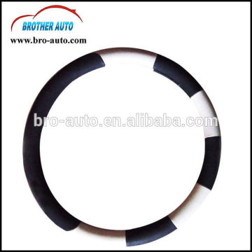 2015 new hot sell economical universal pu 42cm girl steering wheel cover