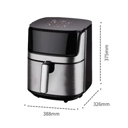 home appliances kitchen lcd display friteuse sans huile manufacturer guangdong Digital Control stainless steel air fryer