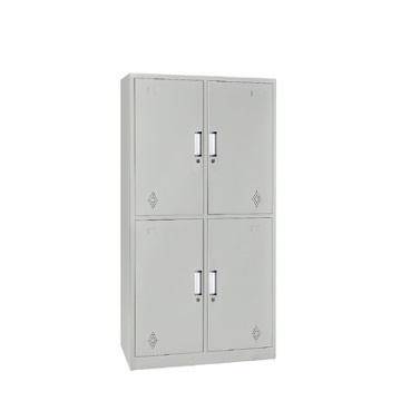 2 Door Metal Locker Steel Workforce Wardrobe Storage Cabinet for Gym and Workshop