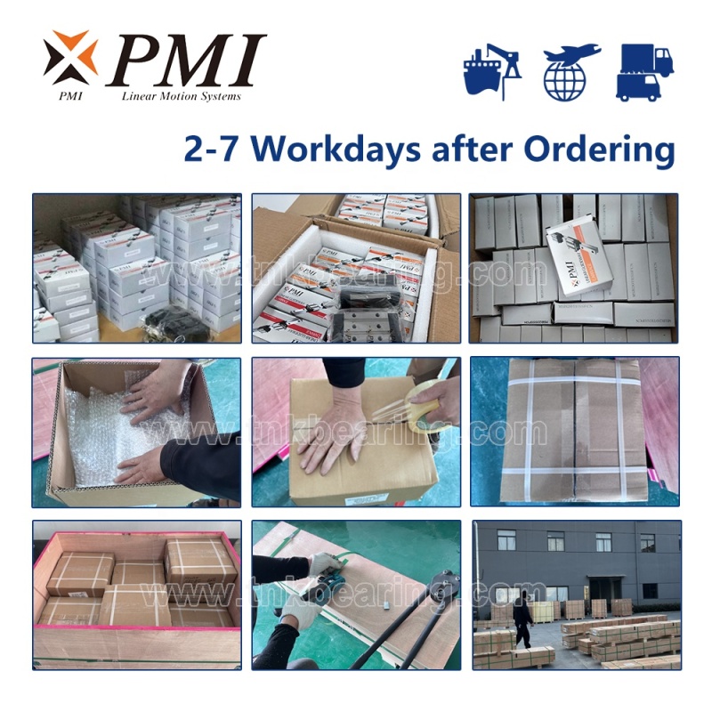 Taiwan PMI Low Price MSR25, MSR25S, MSR25LS Linear Rails and Carriage Guide Blocks for CNC Machine Parts
