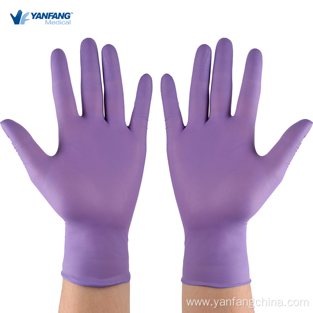 Powder-Free Industrial Nitrile Hand Gloves