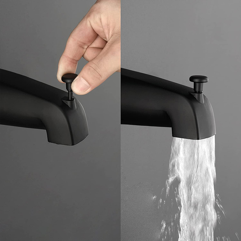 tub faucet with diverter