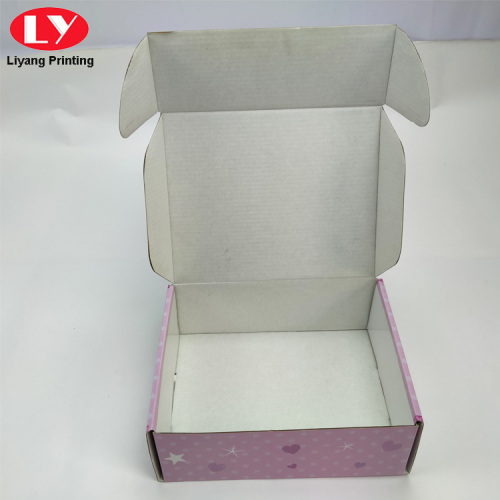 Vlastní logo Pink Cosmetic Mailer Shipping Boxes