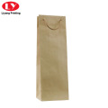 Brown Kraft Paper Sacos de Presente para Vinho