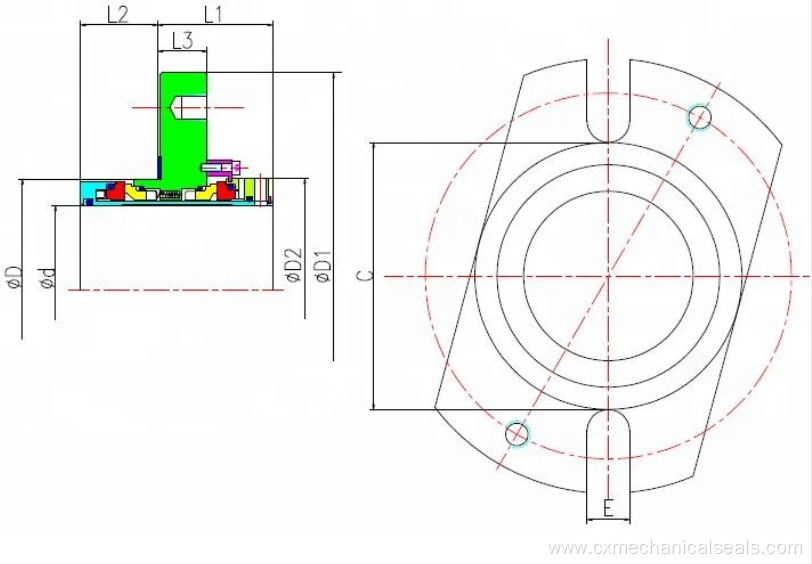 Depac 321 Mechanical Seals for Water Pump