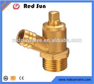 HR4080 factory manufacture forged brass water drain stop valve