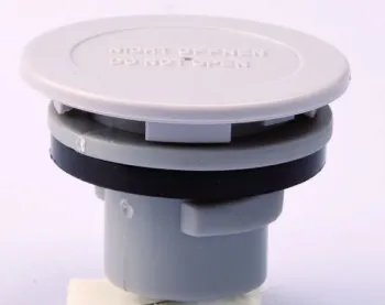 plastic vent plug grey