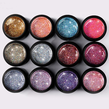 5 ml UV -gel nagellakkit - Explosie Flash Rainbow Dure nagellak met lichte therapie en nagellijm