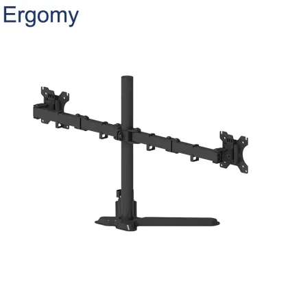 AM3B-42 Steel Monitor Dual Arm Stand for Two Computer Screens