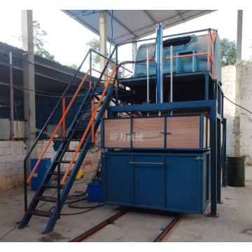 Cost effective foam recycling machine