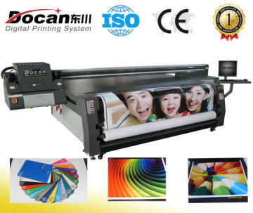 wide format industrial uv inkjet printer on flex banner