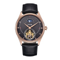 Anpassa logotypen Rose Gold Mechanical Automatic Watch