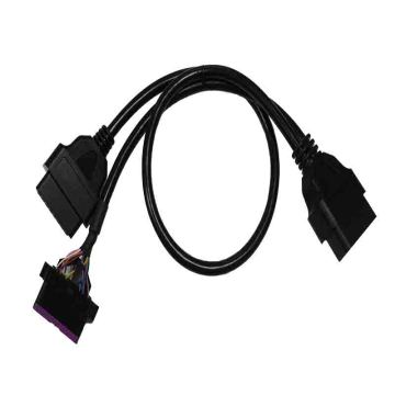 Adapter kabla Y z 16-pinowego złącza męskiego na dwa żeńskie OBDII