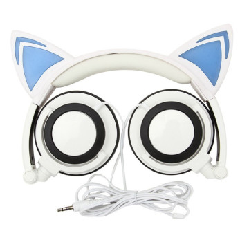 Wholesale auriculares de oreja de gato con luz LED