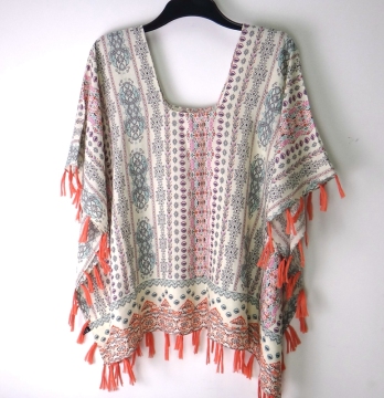 Bungkus Percetakan Viscose Ladies