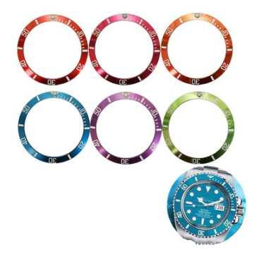Aluminum Hand Scale Indicator Ring Mouth Fitting Watch Accessories for Water Ghost GMTSKX007, 009 Modified Series