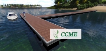 Boat and jet ski floating pontoons floating drum floating platform