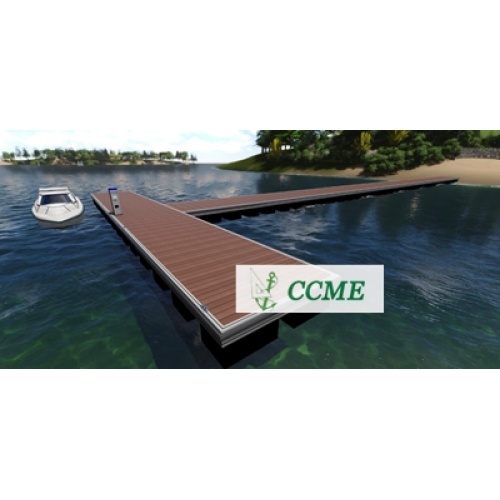 Boat and jet ski floating pontoon floating drum floating platform