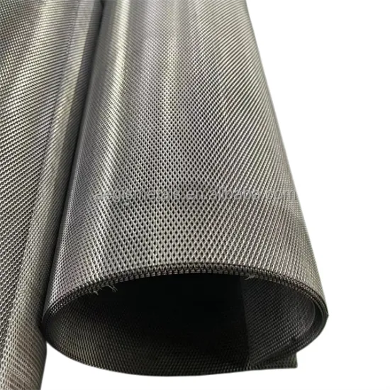 Diamond Hole Titanium/Nickel Expanded Metal Mesh Sheet 2x3mm 4x6mm 3x5mm 50 Micron