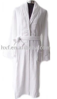 cotton sauna bathrobe