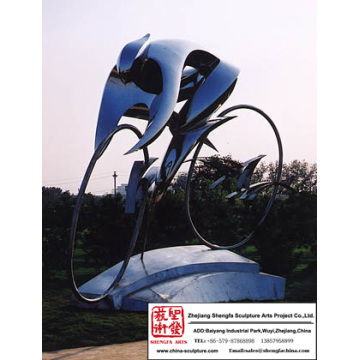 High quality School Stainless Steel Sculpture