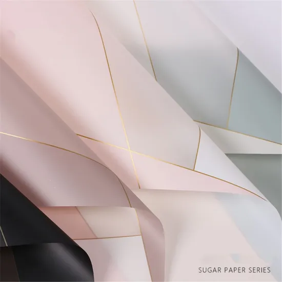 Flower Wrapping Paper Bouquet Waterproof Gift Elegant