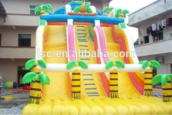 various jumping inflatable slides