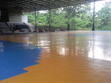 Suspended Modular Football / Futsal Field Flooring, Indoor Sport Court Floor
