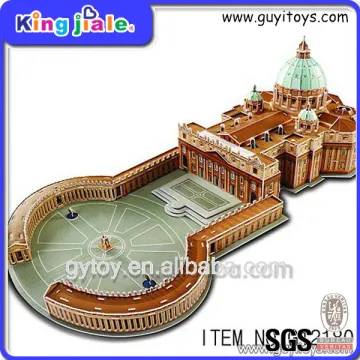 Promotional top quality brain teaser puzzles wood