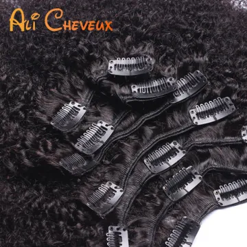 Best selling Brazilian human hair one piece clip in human hair extensions