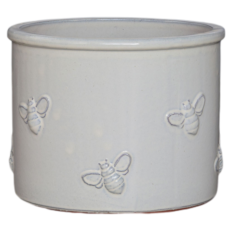 New Design Pots For Plants Flower Pots Ceramic Many Cream Color Bee Pot2