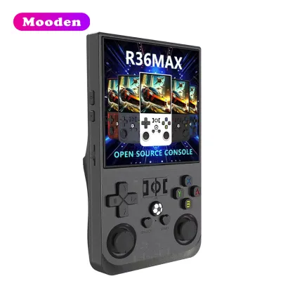L R36 Max Handheld Game Console - 4 Inch Screen, 64G Retro Portable Video Game Console