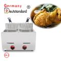 Gas potato deep fryer with good quality