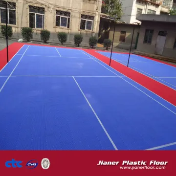 PP interlocking flooring forbadminton sport court