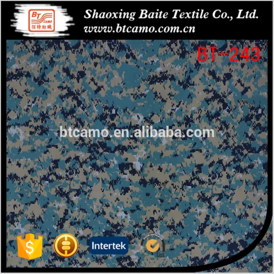 China product Polyester cotton camouflage fabric for military uniform BT-243