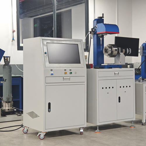 Split Flange ponto Peen Máquina de marcação rotativa vertical