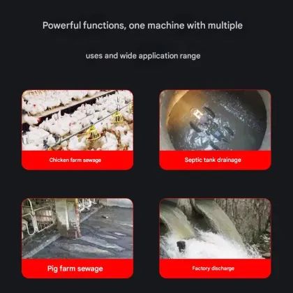 2 Inch Stainless Steel Submersible Sewage Pump with Aquaculture Aerators