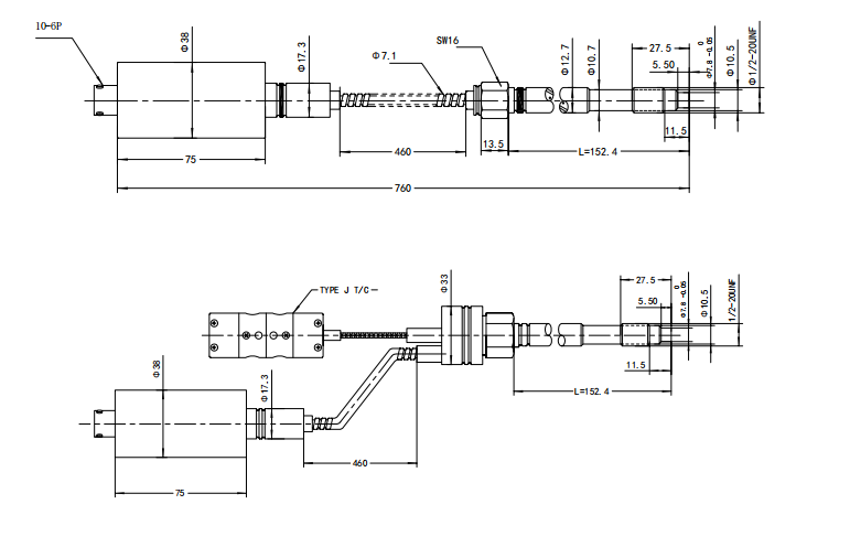 Melt Temperature Sensor