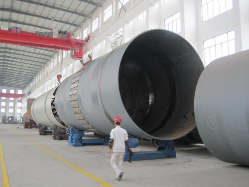 4.8*76m Rotary Kiln in Cement Production Line