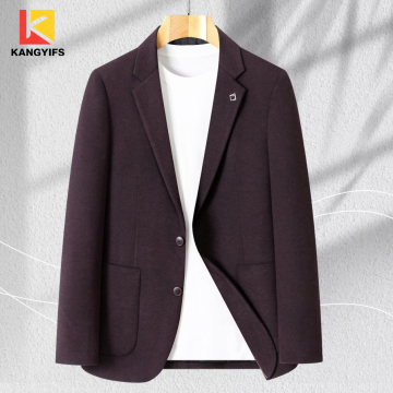 Vêtements décontractés élégants rouge vin pour hommes