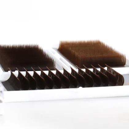 Wholesale Cashmere Matte Black Russian Volume and Individual Eyelash Extensions