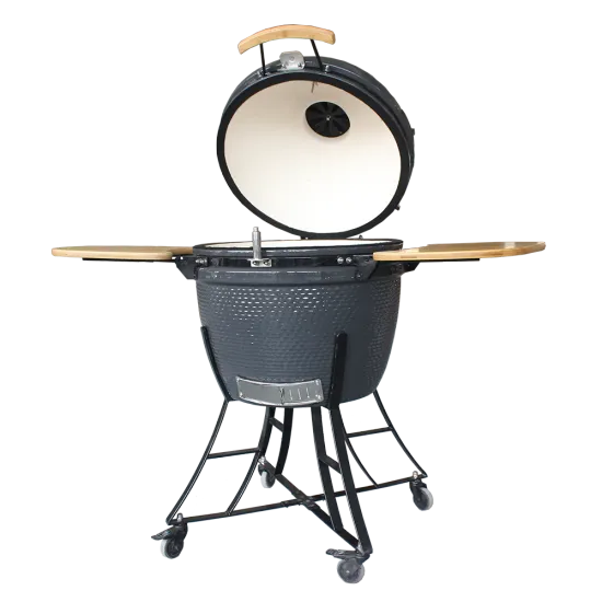 Auplex Outdoor Ceramic Charcoal Camping Barbecue 24 Inch BBQ Kamado Grill