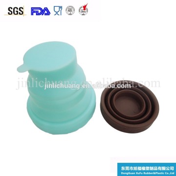 China Manufacturer Safe silicone non-stick wholesale cups silicone foldable cup