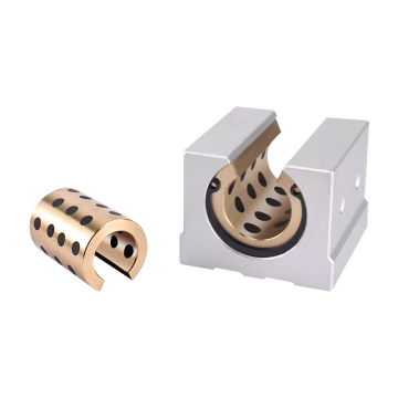 Linear Shaft Wear Resistant SBR Graphite Copper Sleeve Slider Bushing