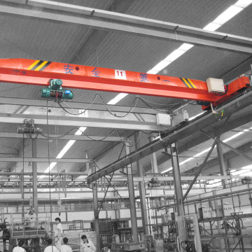 10T Elektrik Single Girder Overhead Crane Dijual