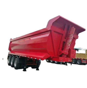 2024 neues Modell Sinotruk Dump Trailer mit u Form Frachtkörper