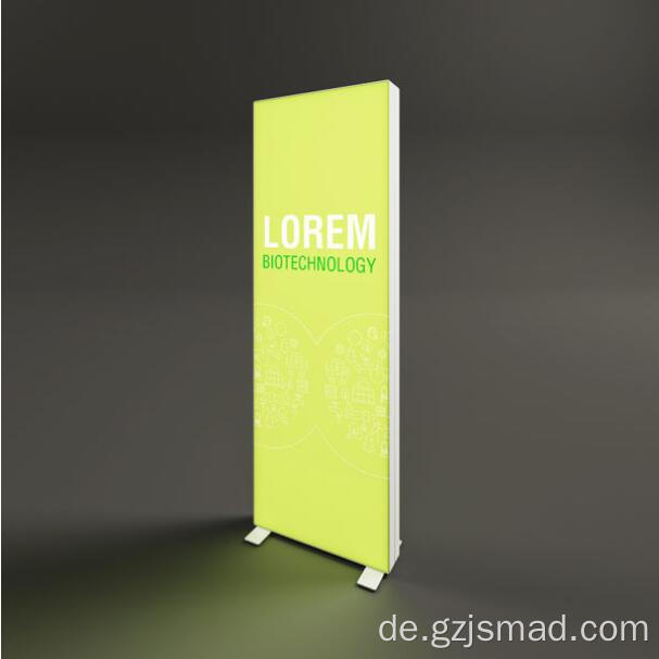 Bodenstehende Stoffwerbung Light Box