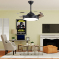 4 Blades Retractable Ceiling Fan Light