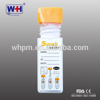 Swab cube saliva drug rapid test